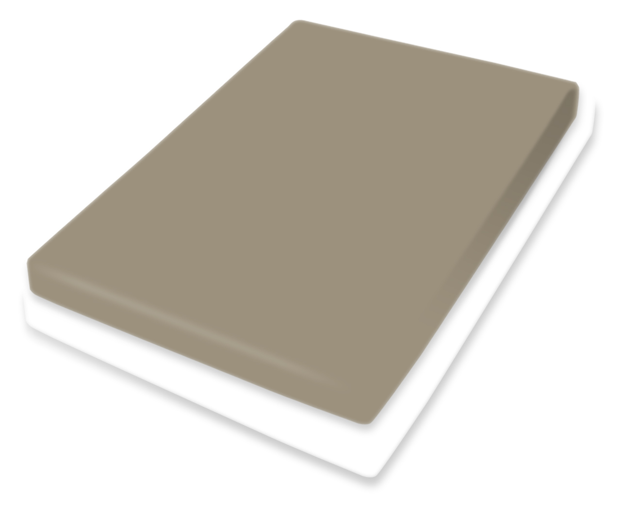 Bassetti Topper Spannbetttuch | 4A/498 Taupe